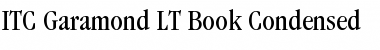 Garamond LT BookCondensed Regular Font