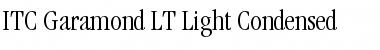 Download Garamond LT LightCondensed Font