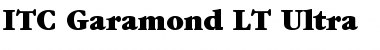 Garamond LT Ultra Regular Font