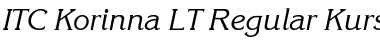 Korinna LT Italic Font