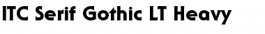 Download SerifGothic LT Heavy Font