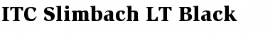 Slimbach LT Black Regular Font