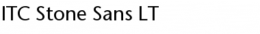 StoneSans LT Regular Font
