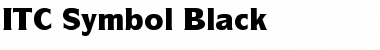 ITCSymbol Black Regular Font