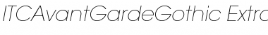 Download ITCAvantGardeGothic-ExtraLight Font