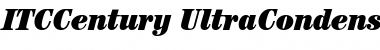 Download ITCCentury-UltraCondensed Font