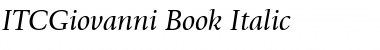 Download ITCGiovanni-Book Font