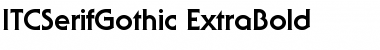 Download ITCSerifGothic-ExtraBold Font