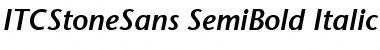 Download ITCStoneSans-SemiBold Font