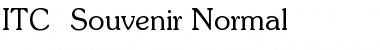 ITC_ Souvenir Normal Font