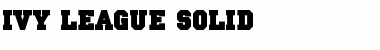 Download Ivy League Solid Font Download Ivy League Solid Font