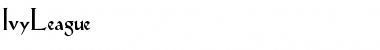 Download IvyLeague Font Download IvyLeague Font