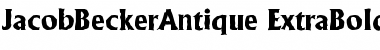 Download JacobBeckerAntique-ExtraBold Font