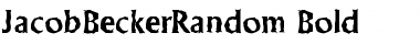 Download JacobBeckerRandom Font