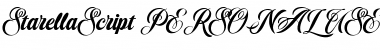 Download Starella Script PERSONAL USE Font