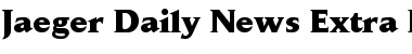 Download Jaeger Daily News Font