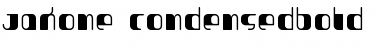 Jakone CondensedBold Font