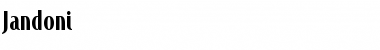 Download Jandoni Font