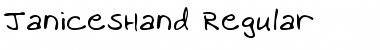 JanicesHand Regular Font