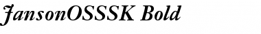 Download JansonOSSSK Font