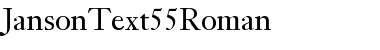 Download JansonText55Roman Font