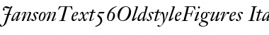 Download JansonText56OldstyleFigures Font