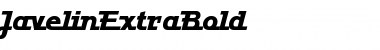 Download JavelinExtraBold Font