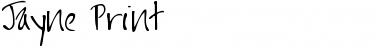 Download Jayne Print Font