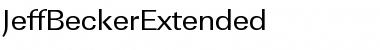 Download JeffBeckerExtended Font