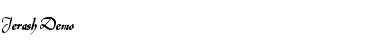 Download Jerash Demo Font Download Jerash Demo Font