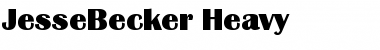 Download JesseBecker-Heavy Font