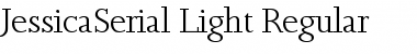 JessicaSerial-Light Regular Font