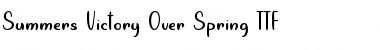Download Summers Victory Over Spring Font