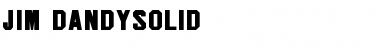 Download Jim DandySolid Font Download Jim DandySolid Font