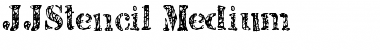 Download JJStencil Medium Font Download JJStencil Medium Font