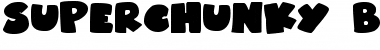 Superchunky Bold Font