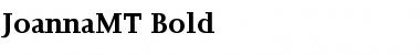 JoannaMT Bold Font