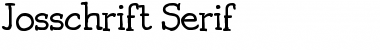 Download Josschrift Serif Font