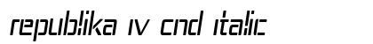 Republika IV Cnd Italic preview