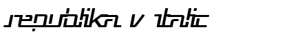 Republika V Italic preview