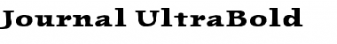 Download Journal-UltraBold Font