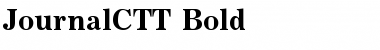 JournalCTT Bold Font