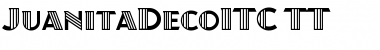 JuanitaDecoITC TT Regular Font