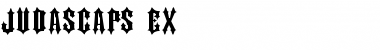 JudasCaps Ex Regular Font