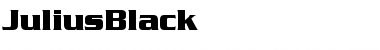 JuliusBlack Regular Font