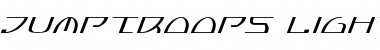 Download Jumptroops Light Italic Font Download Jumptroops Light Italic Font
