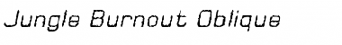 Jungle Burnout 1 Regular Font