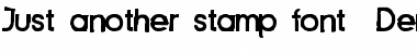 Download Just another stamp font - Demo Font Download Just another stamp font - Demo Font