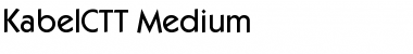 KabelCTT Medium Regular Font