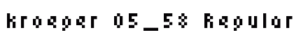 kroeger 05_58 Regular preview